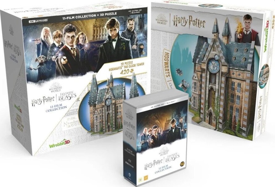 Hogwarts Clock Tower 3D Puzzle Edition 11 film collection
